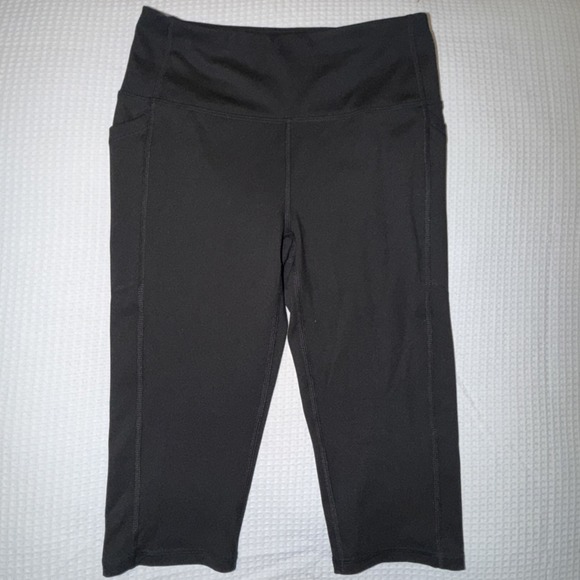DSG Pants - DSG Women's Momentum High Rise Crop Blk Leggings Sz Small